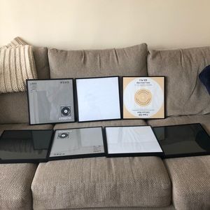 Individual Vinyl record frame (12.5in by 12.5in)